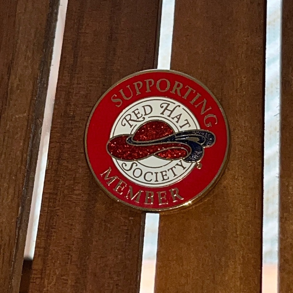 Red Hat Society Pin